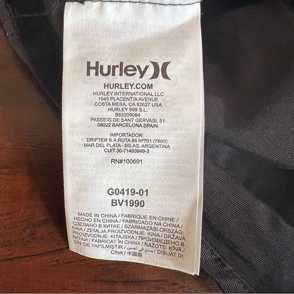 HURLEY Coastal Solid Short Sleeve Romper Oil Gray Black Pull On Size Small - Picture 13 of 16